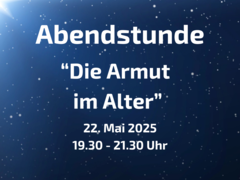 Abendstunde "Armut im Alter"